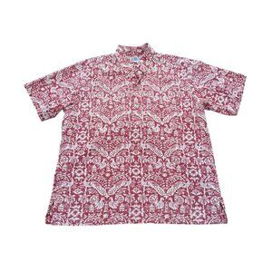 Men’s Vintage 1990s Reyn Spooner Floral Hawaiian Shirt Made in Hawaii